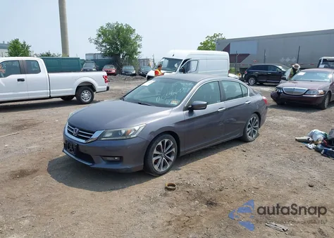 2015 Honda Accord Sport из США, поврежденный, VIN 1HGCR2F5XFA055660